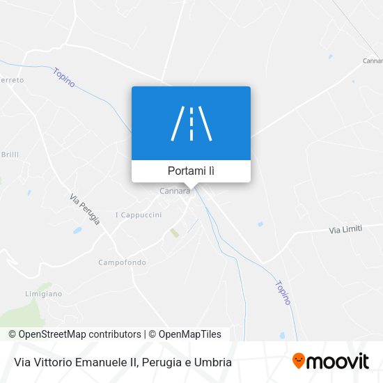 Mappa Via Vittorio Emanuele II