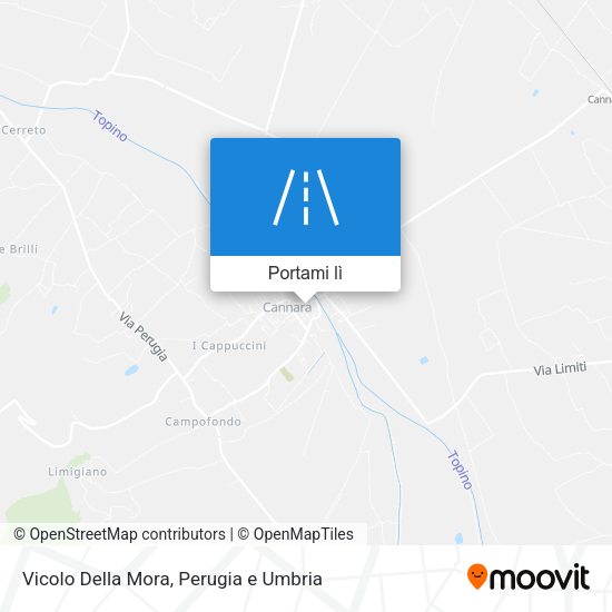 Mappa Vicolo Della Mora