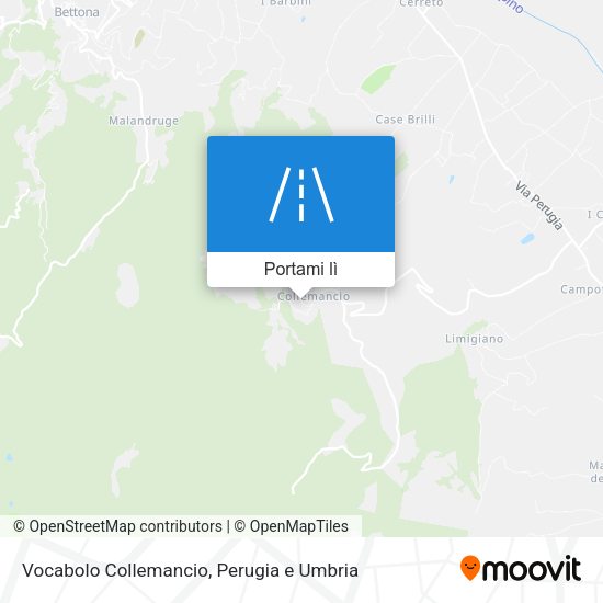 Mappa Vocabolo Collemancio