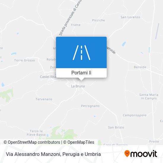 Mappa Via Alessandro Manzoni