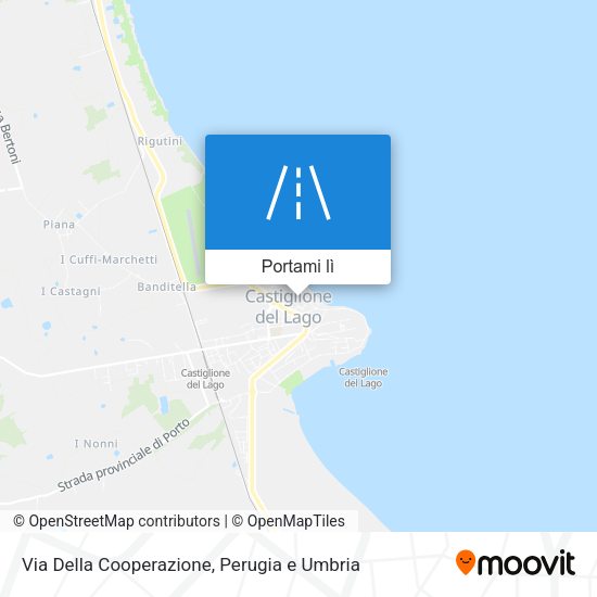 Mappa Via Della Cooperazione