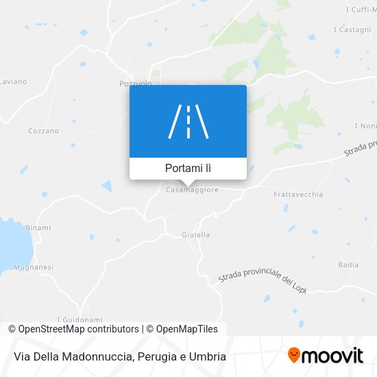 Mappa Via Della Madonnuccia
