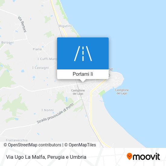 Mappa Via Ugo La Malfa