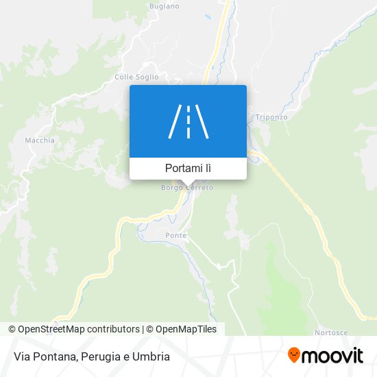 Mappa Via Pontana