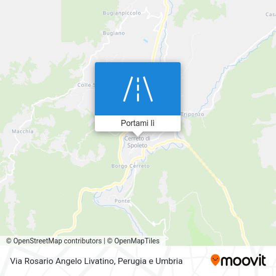 Mappa Via Rosario Angelo Livatino