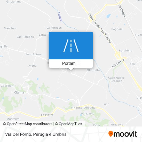 Mappa Via Del Forno