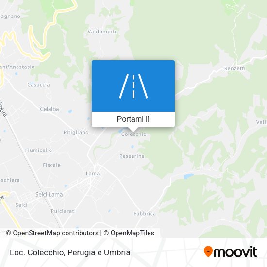 Mappa Loc. Colecchio