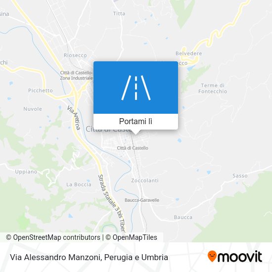 Mappa Via Alessandro Manzoni