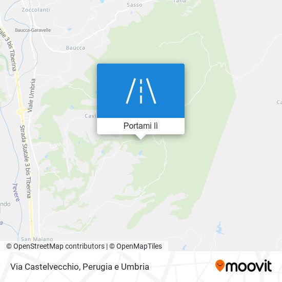 Mappa Via Castelvecchio