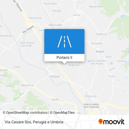 Mappa Via Cesare Sisi