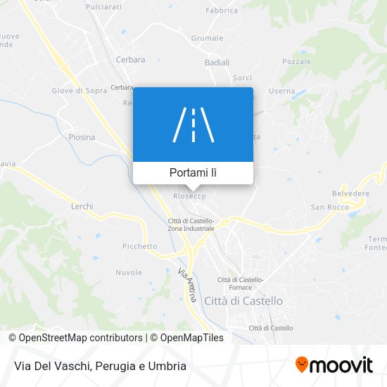 Mappa Via Del Vaschi