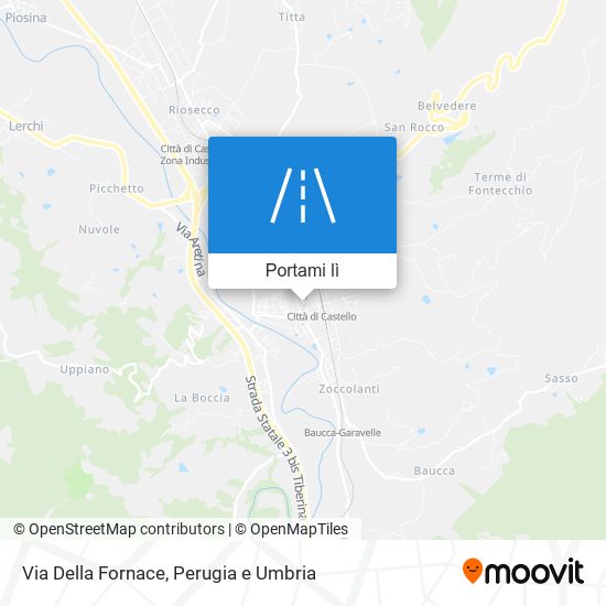Mappa Via Della Fornace