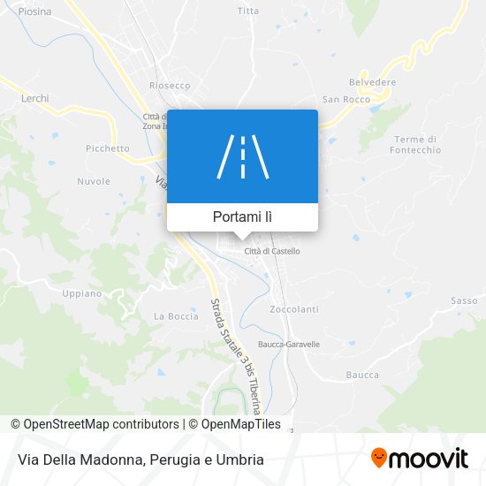 Mappa Via Della Madonna