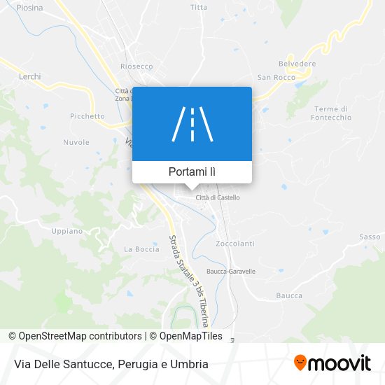 Mappa Via Delle Santucce