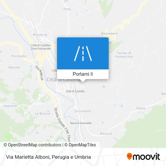 Mappa Via Marietta Alboni