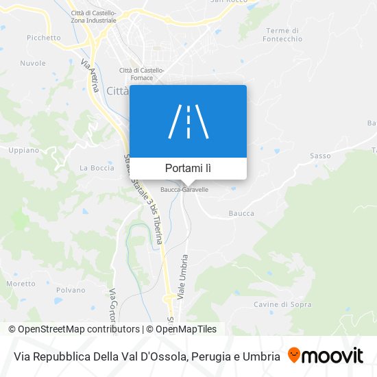 Mappa Via Repubblica Della Val D'Ossola