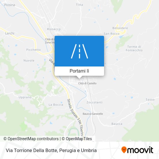 Mappa Via Torrione Della Botte