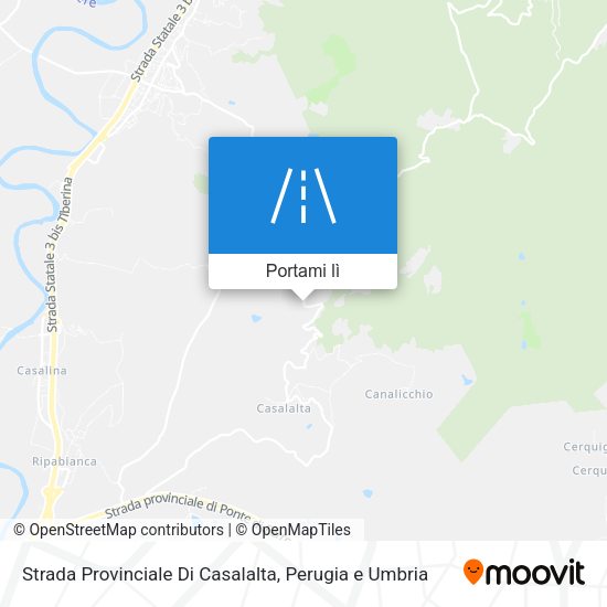 Mappa Strada Provinciale Di Casalalta