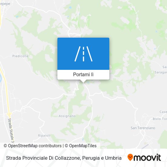 Mappa Strada Provinciale Di Collazzone