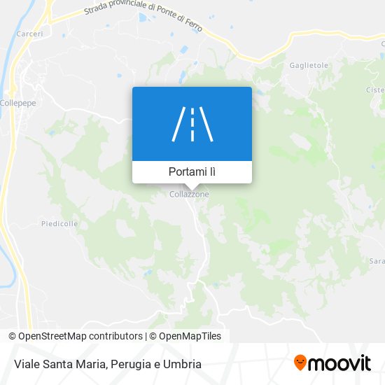 Mappa Viale Santa Maria