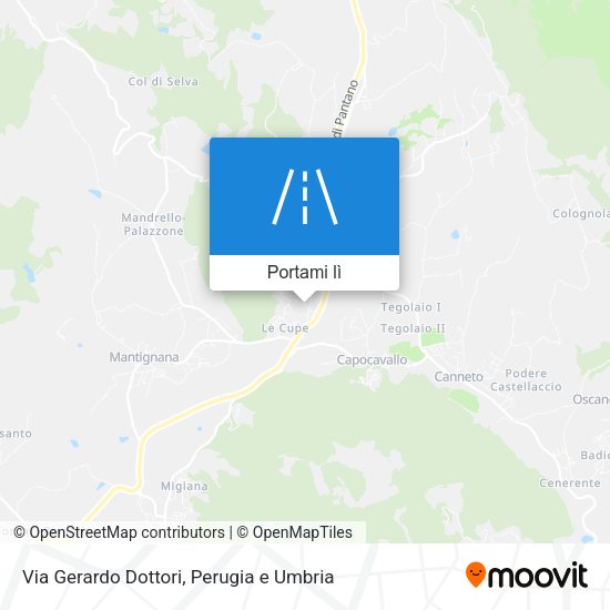 Mappa Via Gerardo Dottori