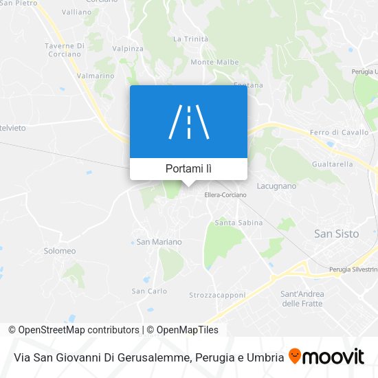 Mappa Via San Giovanni Di Gerusalemme