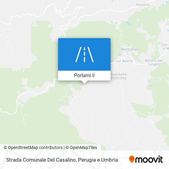 Mappa Strada Comunale Del Casalino