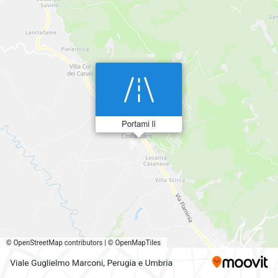 Mappa Viale Guglielmo Marconi