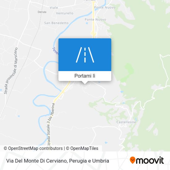 Mappa Via Del Monte Di Cerviano