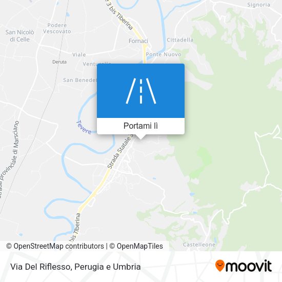Mappa Via Del Riflesso