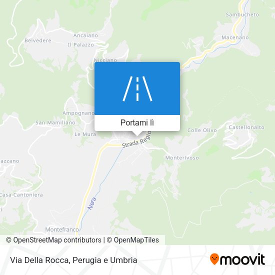 Mappa Via Della Rocca