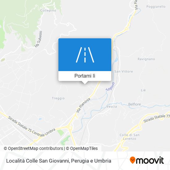 Mappa Località Colle San Giovanni