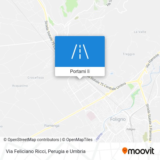 Mappa Via Feliciano Ricci