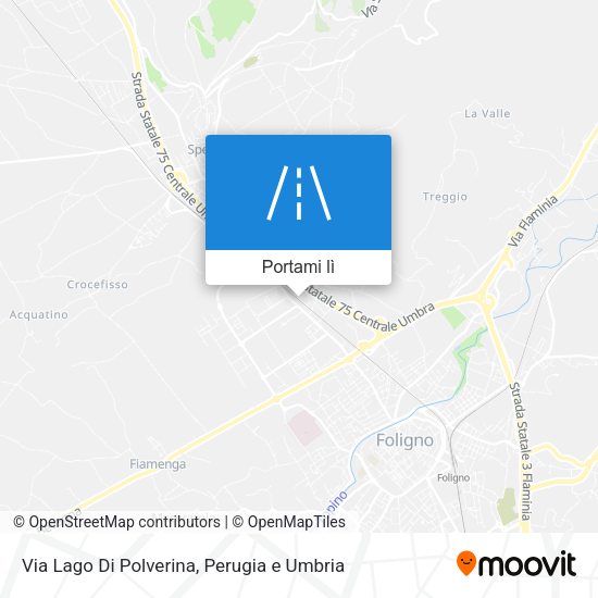 Mappa Via Lago Di Polverina