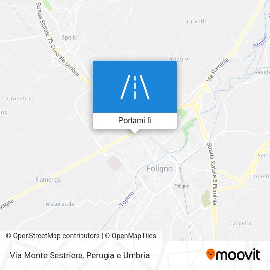 Mappa Via Monte Sestriere