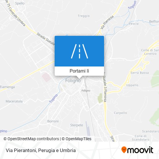 Mappa Via Pierantoni