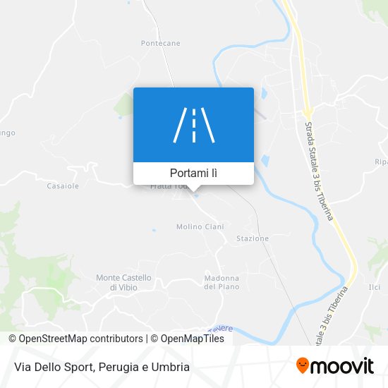 Mappa Via Dello Sport