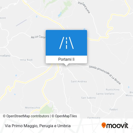 Mappa Via Primo Maggio