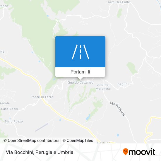 Mappa Via Bocchini