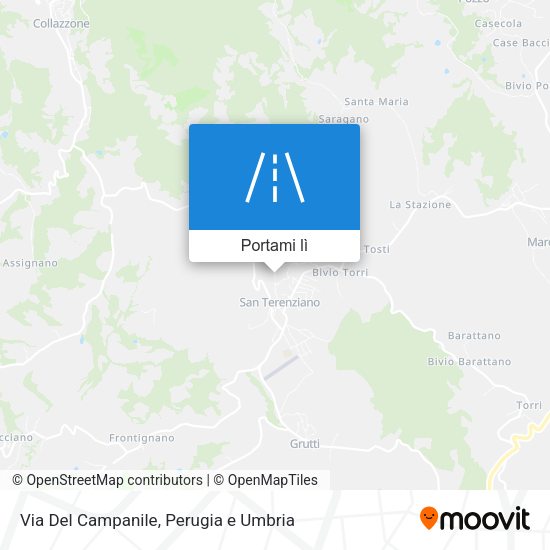 Mappa Via Del Campanile