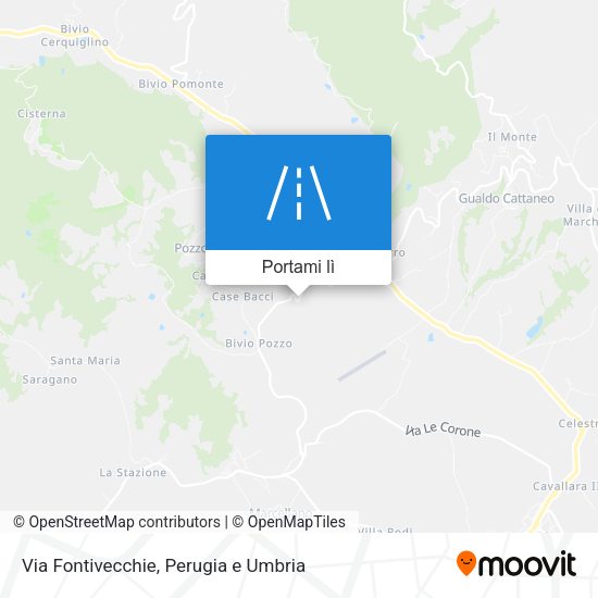 Mappa Via Fontivecchie