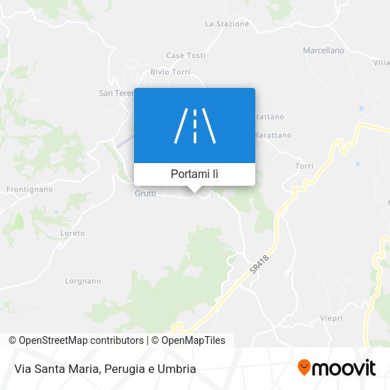 Mappa Via Santa Maria