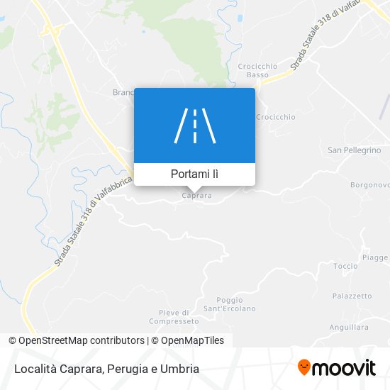 Mappa Località Caprara