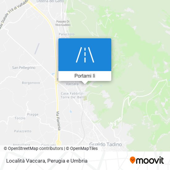 Mappa Località Vaccara