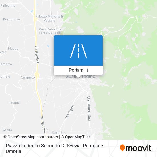 Mappa Piazza Federico Secondo Di Svevia