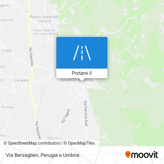 Mappa Via Bersaglieri