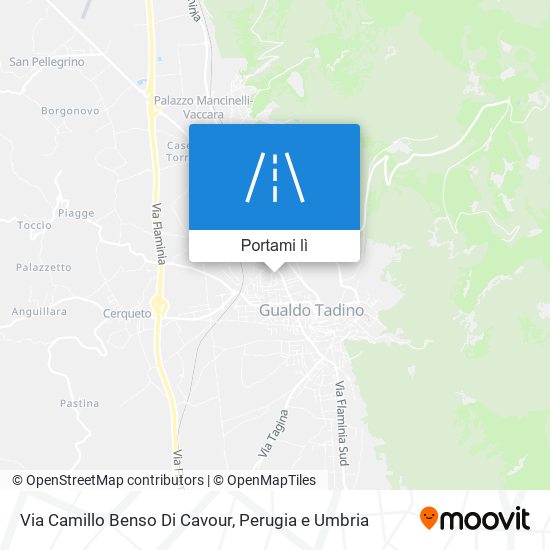 Mappa Via Camillo Benso Di Cavour