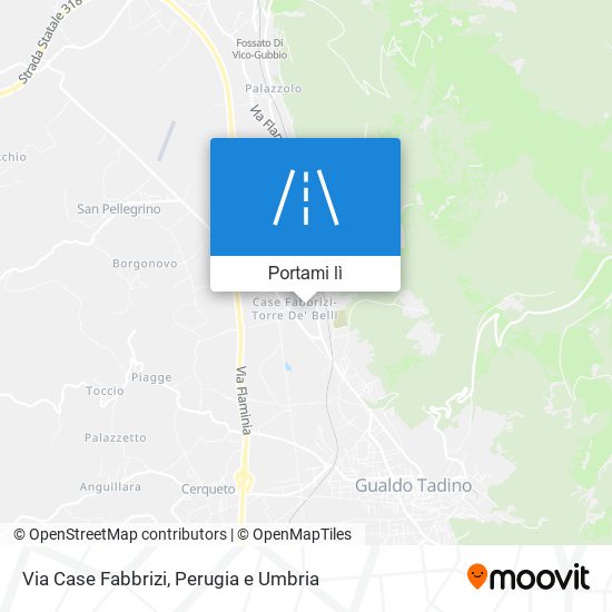 Mappa Via Case Fabbrizi