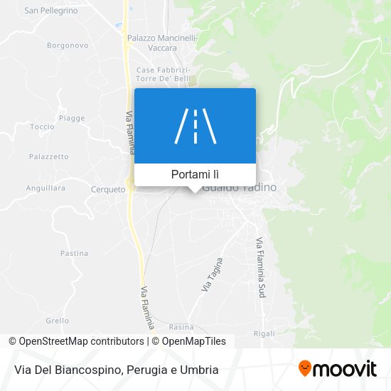 Mappa Via Del Biancospino