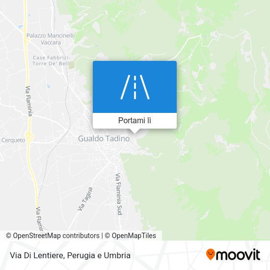 Mappa Via Di Lentiere